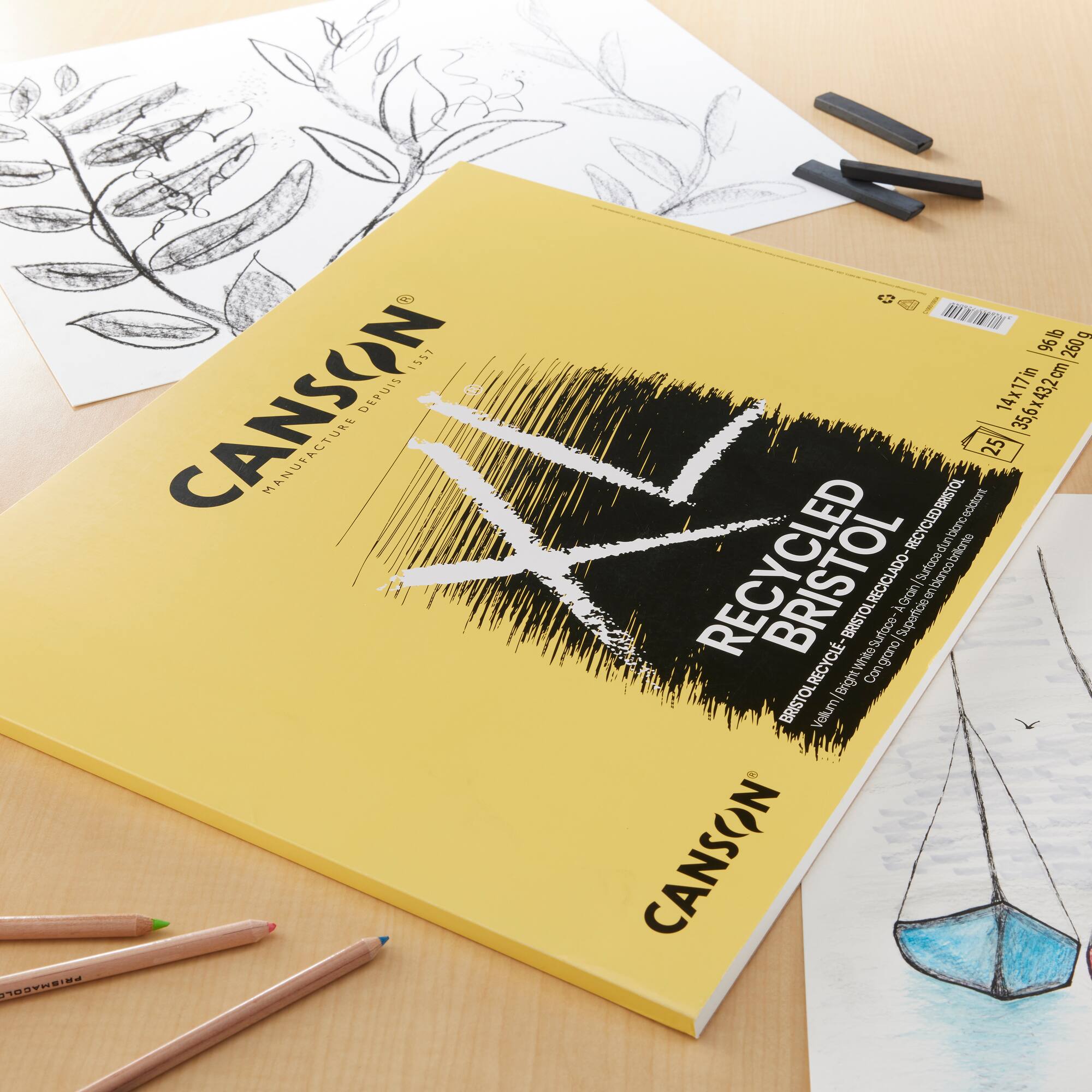12 Pack: Canson® XL® Recycled Bristol Pad